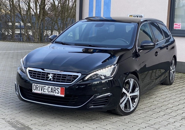 Peugeot 308 cena 57900 przebieg: 158000, rok produkcji 2017 z Poręba małe 781